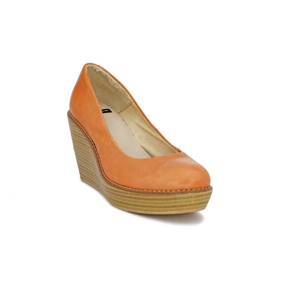 Women's Vagabond 'Florence' Sandstone Orange Wedge Heel Pumps: EU39/8.5 - Picture 2 of 8